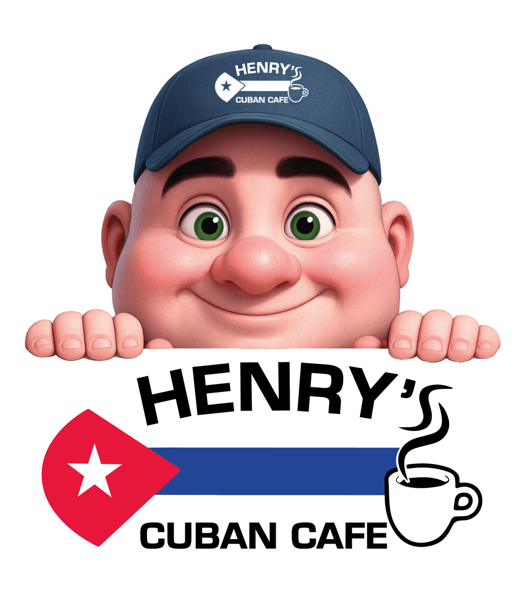 Henry's Cuban Cafe — Mascot & Logo